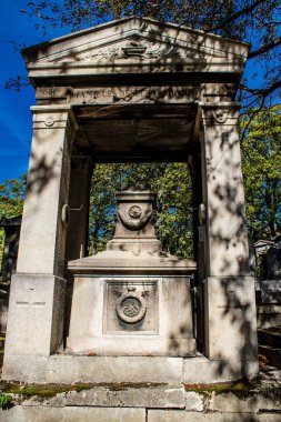 Paris, France - September 05, 2022 The Pere Lachaise cemetery is the largest Parisian cemetery, a popularity that the place owes to its 220 years of history and 70000 graves including many celebrities