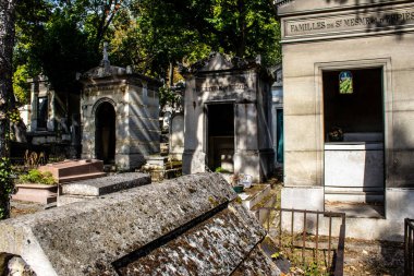 Paris, France - September 05, 2022 The Pere Lachaise cemetery is the largest Parisian cemetery, a popularity that the place owes to its 220 years of history and 70000 graves including many celebrities
