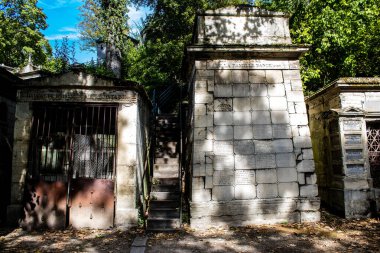 Paris, France - September 05, 2022 The Pere Lachaise cemetery is the largest Parisian cemetery, a popularity that the place owes to its 220 years of history and 70000 graves including many celebrities