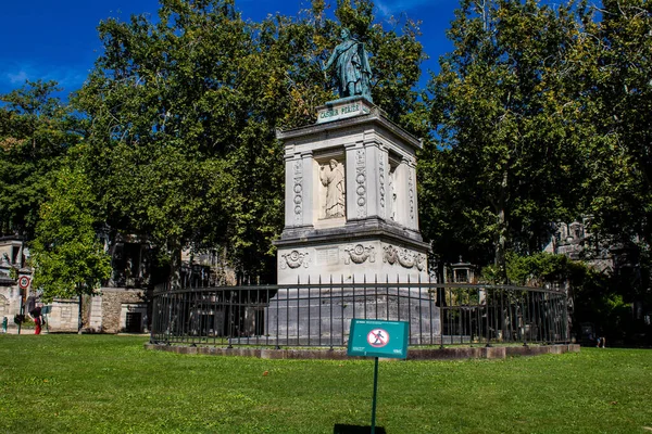 Paris France September 2022 Pere Lachaise Cemetery Largest Parisian Cemetery — стоковое фото