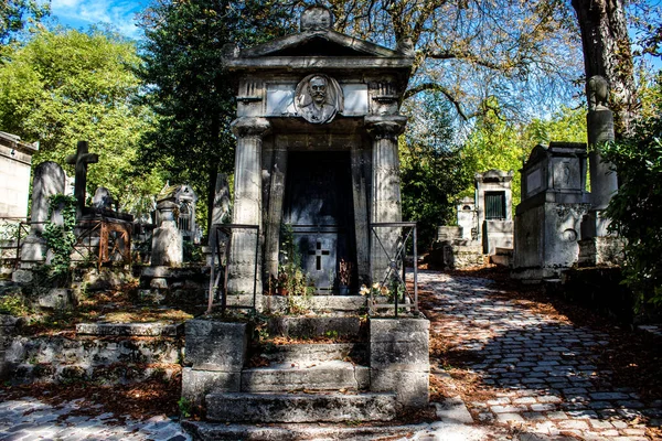 Paris France September 2022 Pere Lachaise Cemetery Largest Parisian Cemetery — стоковое фото