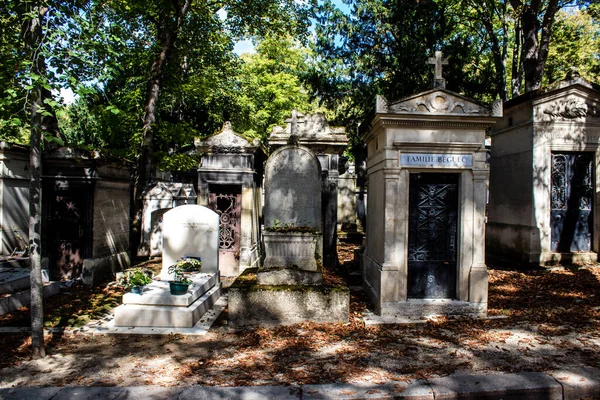 Paris France September 2022 Pere Lachaise Cemetery Largest Parisian Cemetery — стоковое фото