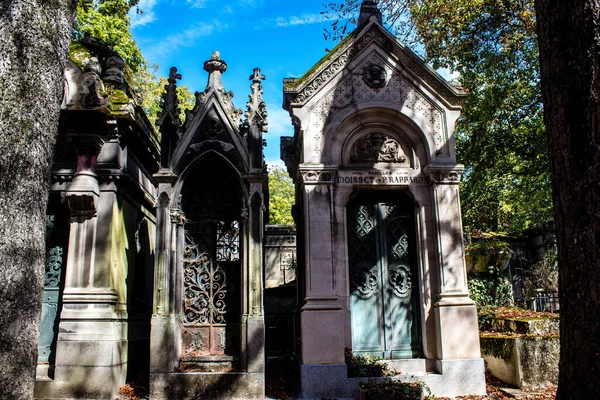 Paris France September 2022 Pere Lachaise Cemetery Largest Parisian Cemetery — стоковое фото