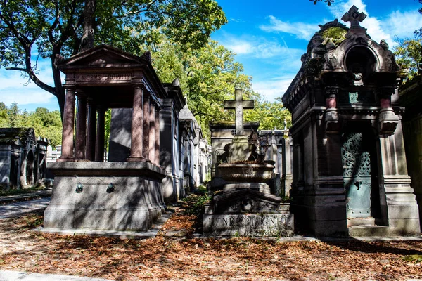 Paris France September 2022 Pere Lachaise Cemetery Largest Parisian Cemetery — стоковое фото