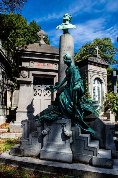 Paris France September 2022 Pere Lachaise Cemetery Largest Parisian Cemetery — Fotografia de Stock