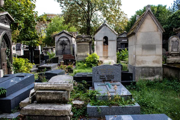 Paris France September 2022 Pere Lachaise Cemetery Largest Parisian Cemetery — Fotografia de Stock