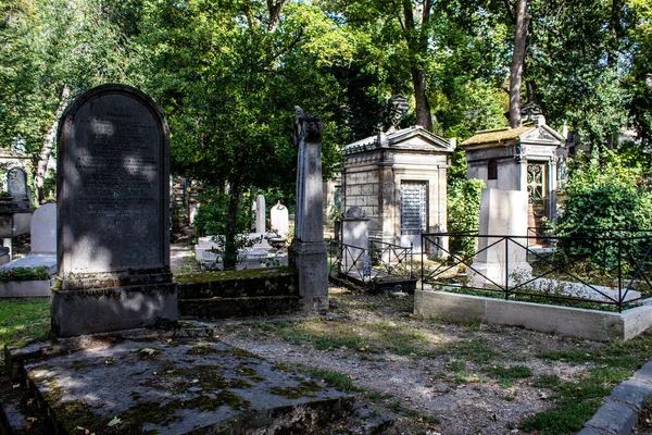 Paris France September 2022 Pere Lachaise Cemetery Largest Parisian Cemetery — стоковое фото