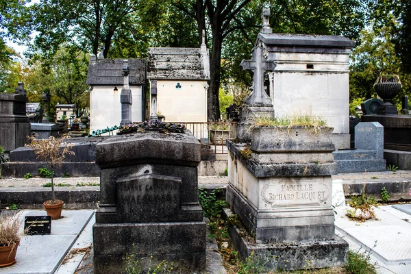 Paris France September 2022 Pere Lachaise Cemetery Largest Parisian Cemetery — стоковое фото