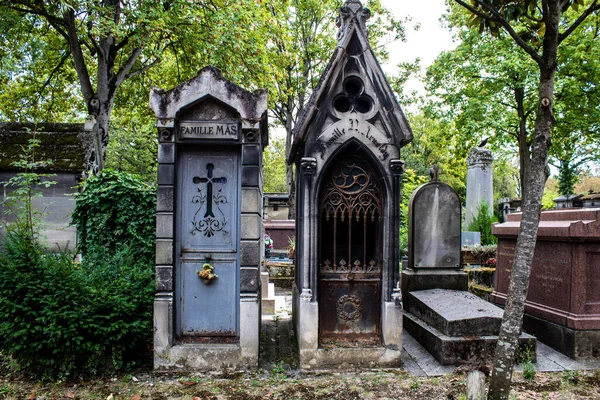 Paris France September 2022 Pere Lachaise Cemetery Largest Parisian Cemetery — стоковое фото