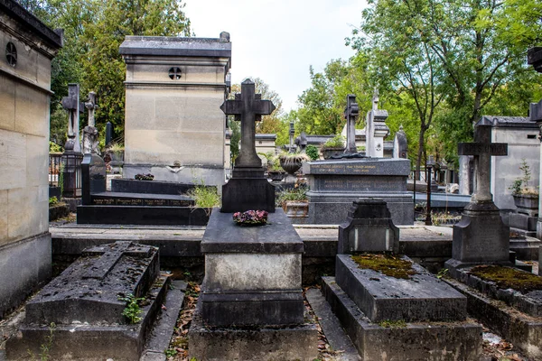 Paris France September 2022 Pere Lachaise Cemetery Largest Parisian Cemetery — стоковое фото