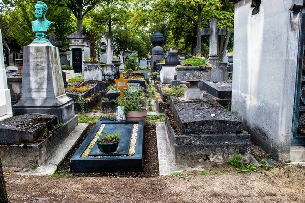 Paris France September 2022 Pere Lachaise Cemetery Largest Parisian Cemetery — стоковое фото