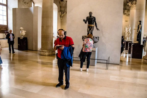 Paris Frankreich September 2022 Der Louvre Das Größte Museum Der — Stockfoto