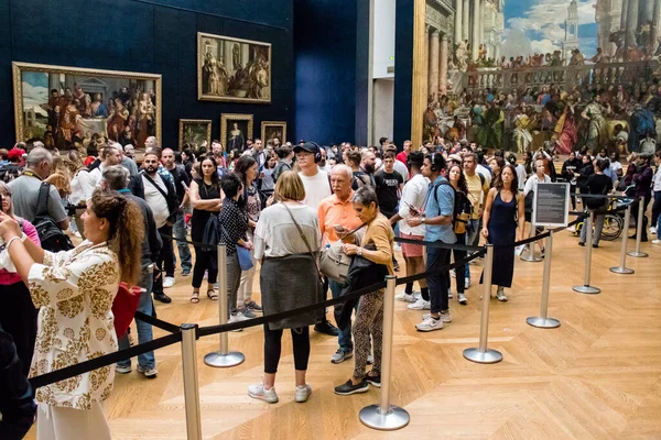 Paris Frankreich September 2022 Der Louvre Das Größte Museum Der — Stockfoto