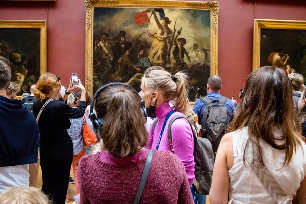 Parigi Francia Settembre 2022 Louvre Più Grande Museo Del Mondo — Foto Stock