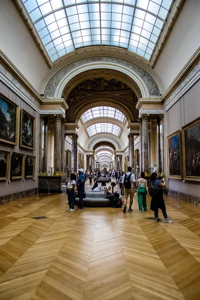 París Francia Septiembre 2022 Louvre Museo Más Grande Del Mundo — Foto de Stock