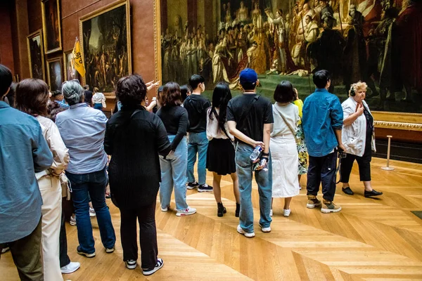 Paris Frankreich September 2022 Der Louvre Das Größte Museum Der — Stockfoto