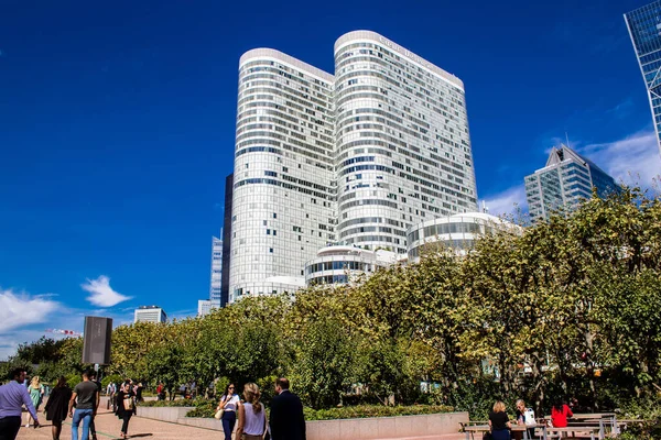 Paris France September 2022 Cityscape Architecture Defense Business District Located — Stock Photo, Image