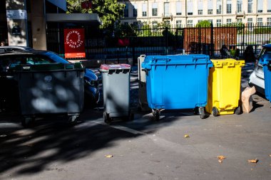 Paris, Fransa - 12 Eylül 2022 Paris 'in mimarisi, sembolik bir şehir ve Fransa' nın başkenti