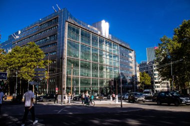 Paris, Fransa - 12 Eylül 2022 Paris 'in mimarisi, sembolik bir şehir ve Fransa' nın başkenti