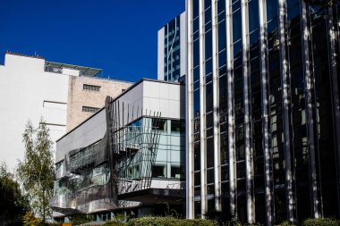 Paris, Fransa - 12 Eylül 2022 Paris 'in mimarisi, sembolik bir şehir ve Fransa' nın başkenti