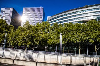 Paris, Fransa - 12 Eylül 2022 Paris 'in mimarisi, sembolik bir şehir ve Fransa' nın başkenti