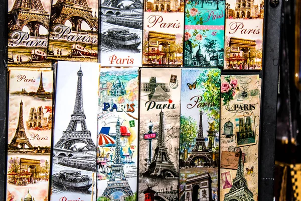 Parijs Frankrijk September 2022 Decoratieve Voorwerpen Diverse Geschenken Verkocht Een — Stockfoto
