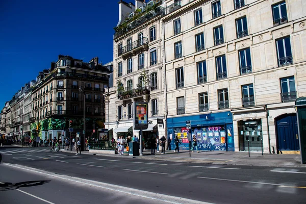 Paryż Francja Września 2022 Pejzaż Miejski Architektura Paryża Symboliczne Miasto — Zdjęcie stockowe