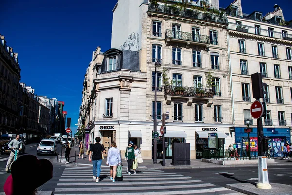 Paryż Francja Września 2022 Pejzaż Miejski Architektura Paryża Symboliczne Miasto — Zdjęcie stockowe