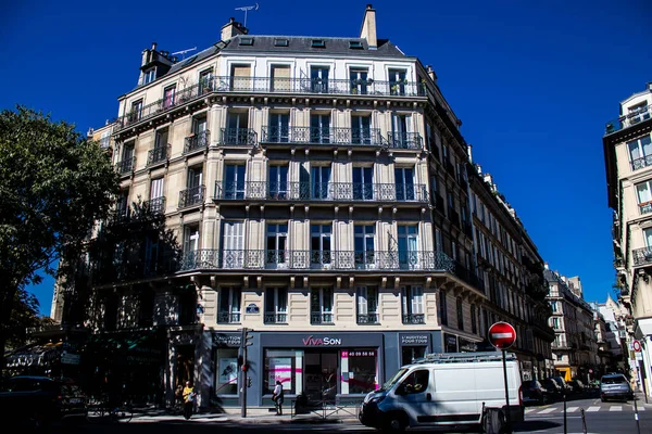 Париж Франція Вересня 2022 Року Сітискейп Архітектура Парижа Емблематичне Місто — стокове фото