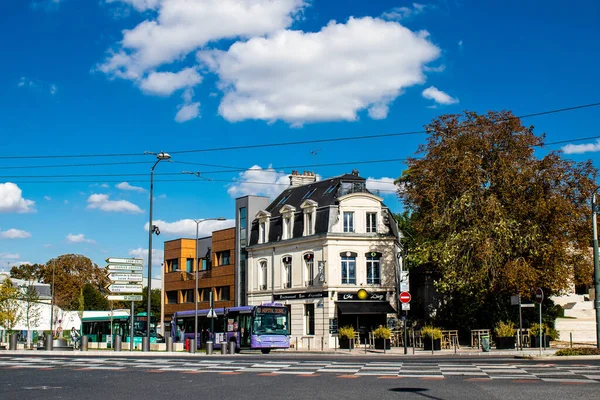 Reims Fransa Eylül 2022 Cityscape Architecture Reims Sembolik Bir Şehir — Stok fotoğraf