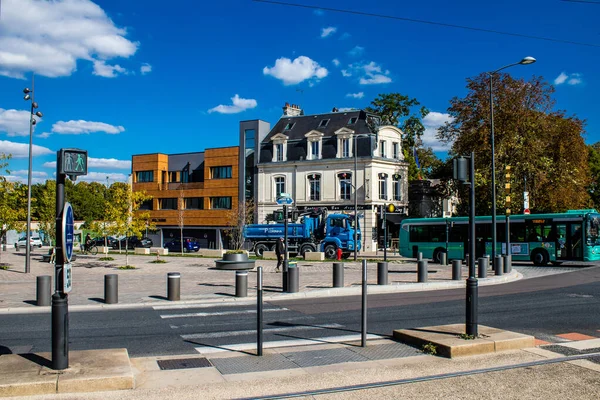 Reims Francja Września 2022 Pejzaż Miejski Architektura Reims Symboliczne Miasto — Zdjęcie stockowe