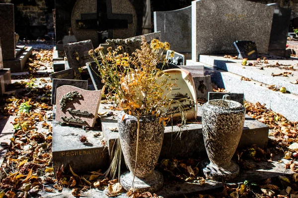 Reims Francia Septiembre 2022 Cementerio Del Norte Más Antiguo Ciudad —  Fotos de Stock