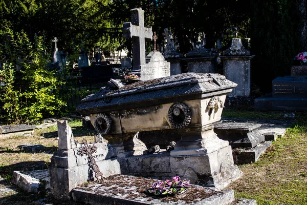 Reims Francia Septiembre 2022 Cementerio Del Norte Más Antiguo Ciudad —  Fotos de Stock