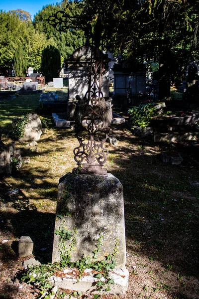 Reims Francia Septiembre 2022 Cementerio Del Norte Más Antiguo Ciudad —  Fotos de Stock