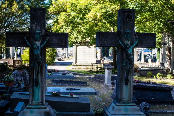 Reims Francia Settembre 2022 Cimitero Nord Più Antico Della Città — Foto Stock