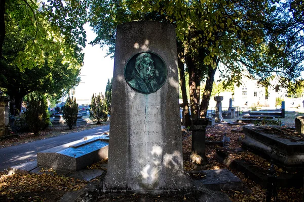 Reims França Setembro 2022 Cemitério Norte Cemitério Mais Antigo Cidade — Fotografia de Stock