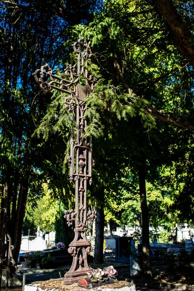 Reims Frankreich September 2022 Der Nordfriedhof Ist Der Älteste Friedhof — Stockfoto