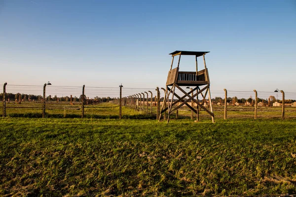 奥斯威辛 2022年10月7日伯克瑙 第三帝国最大的集中营 既是集中营 也是灭绝犹太人的中心 — 图库照片