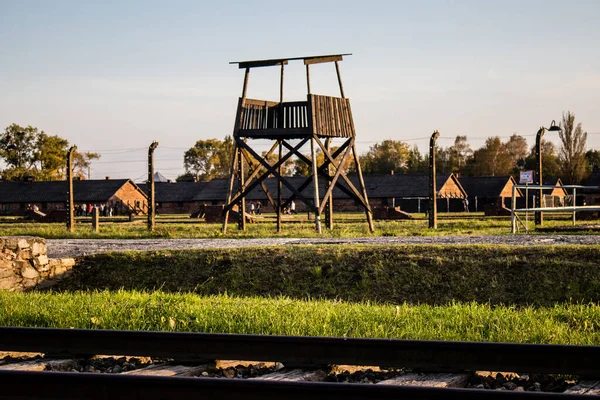 Oswiecim Πολωνία Οκτωβρίου 2022 Birkenau Μεγαλύτερο Στρατόπεδο Συγκέντρωσης Στο Τρίτο — Φωτογραφία Αρχείου