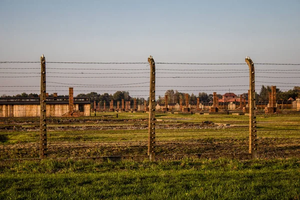 Oswiecim Πολωνία Οκτωβρίου 2022 Birkenau Μεγαλύτερο Στρατόπεδο Συγκέντρωσης Στο Τρίτο — Φωτογραφία Αρχείου