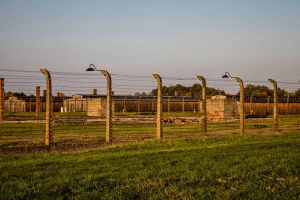 Oswiecim Polsko Října 2022 Birkenau Největší Komplex Koncentračních Táborů Třetí — Stock fotografie