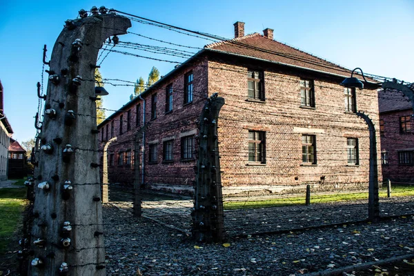 Освенцим Польша Октября 2022 Года Освенцим Крупнейший Концентрационный Лагерь Третьего — стоковое фото