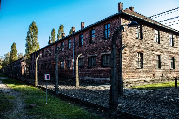 Owaecim Польща Жовтня 2022 Auschwitz Найбільший Концентраційний Комплекс Третьому Рейху — стокове фото