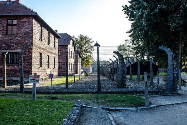 Oswiecim Polen Oktober 2022 Auschwitz Det Största Koncentrationslägerkomplexet Tredje Riket — Stockfoto