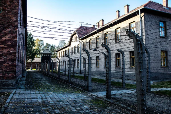 Oswiecim Polonya Ekim 2022 Auschwitz Üçüncü Reich Taki Büyük Toplama — Stok fotoğraf