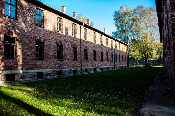 Oswiecim Polen Oktober 2022 Auschwitz Der Größte Konzentrationslagerkomplex Dritten Reich — Stockfoto