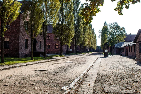 Oswiecim Polsko Října 2022 Osvětim Největší Komplex Koncentračních Táborů Třetí — Stock fotografie