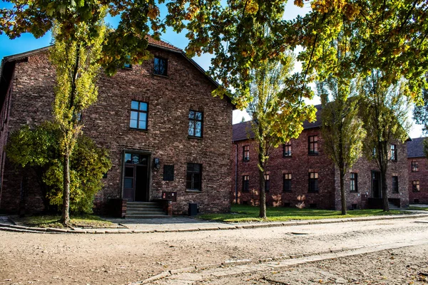 Oswiecim Polen Oktober 2022 Auschwitz Der Größte Konzentrationslagerkomplex Dritten Reich — Stockfoto