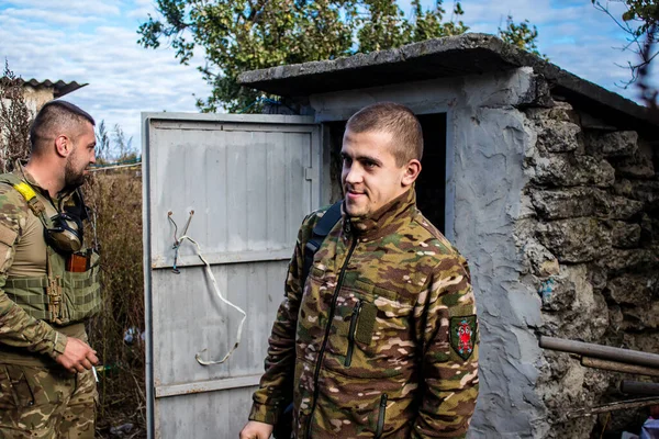 Les Soldats Ont Temps Repos Profiter Avant Attaque Soldats Infanterie — Photo