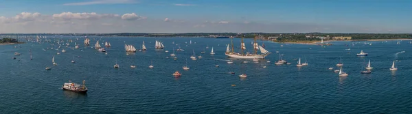 Tall Ships Passing Kieler Frde Kiel Week Parade Sailing Ships — Stock Photo, Image